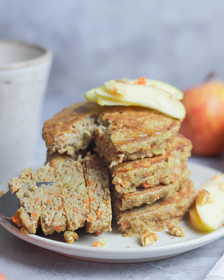 Panquecas de Maçã e Cenoura