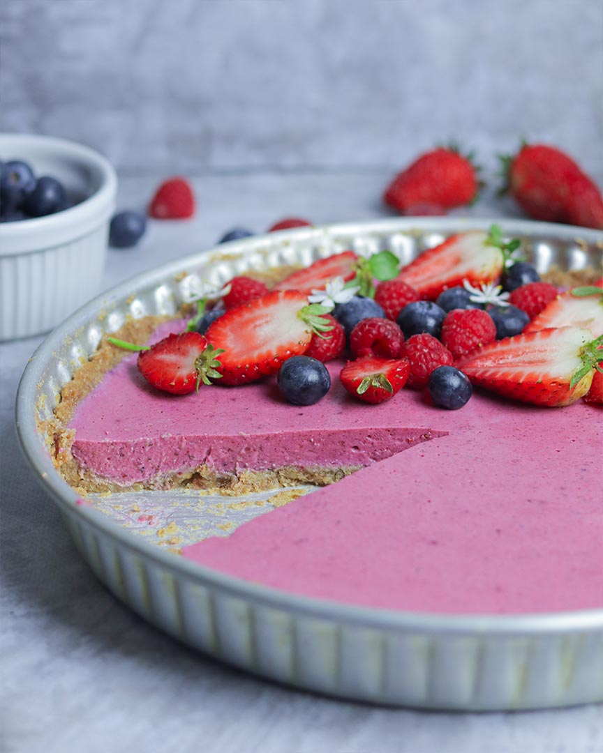 Tarte de Frutos Vermelhos S/ Açúcares Adicionados Tarte de Frutos Vermelhos S/ Açúcares Adicionados