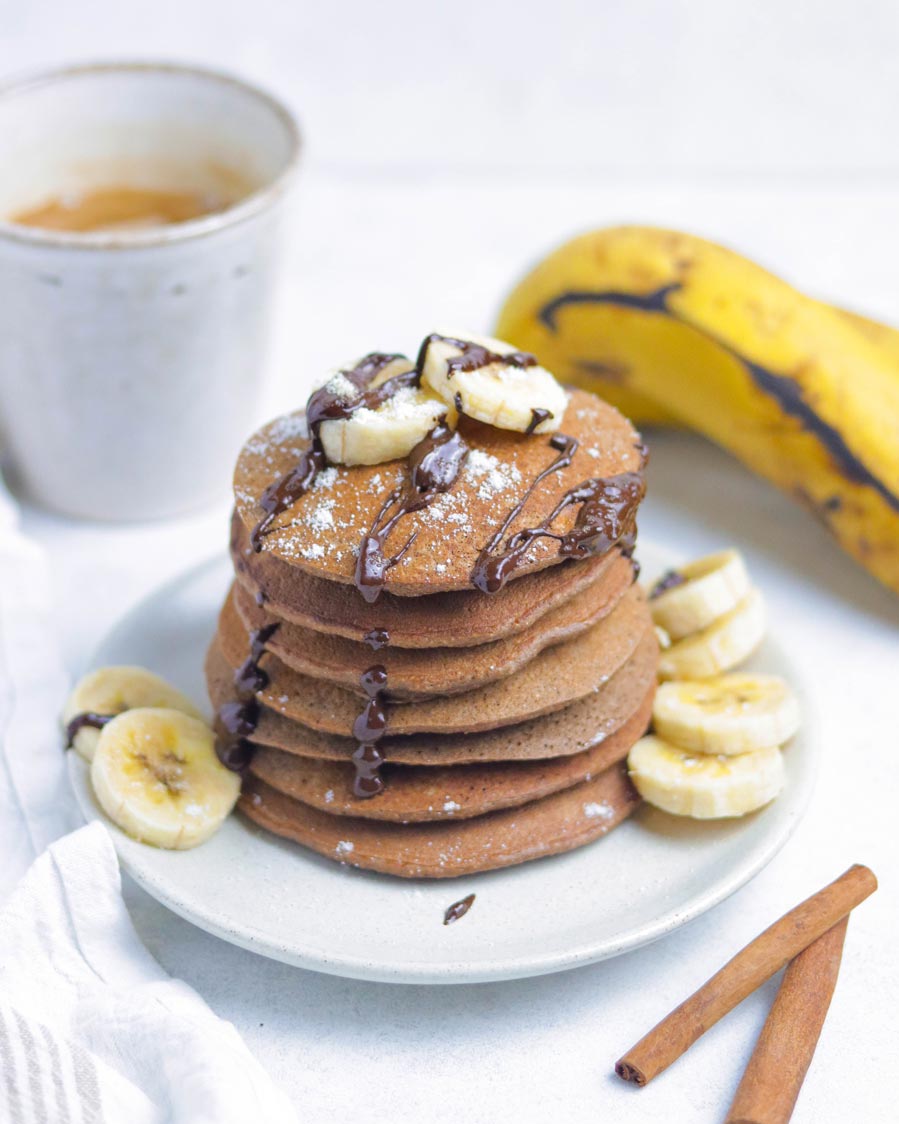Panquecas de Canela e Cacau Panquecas de Canela e Cacau