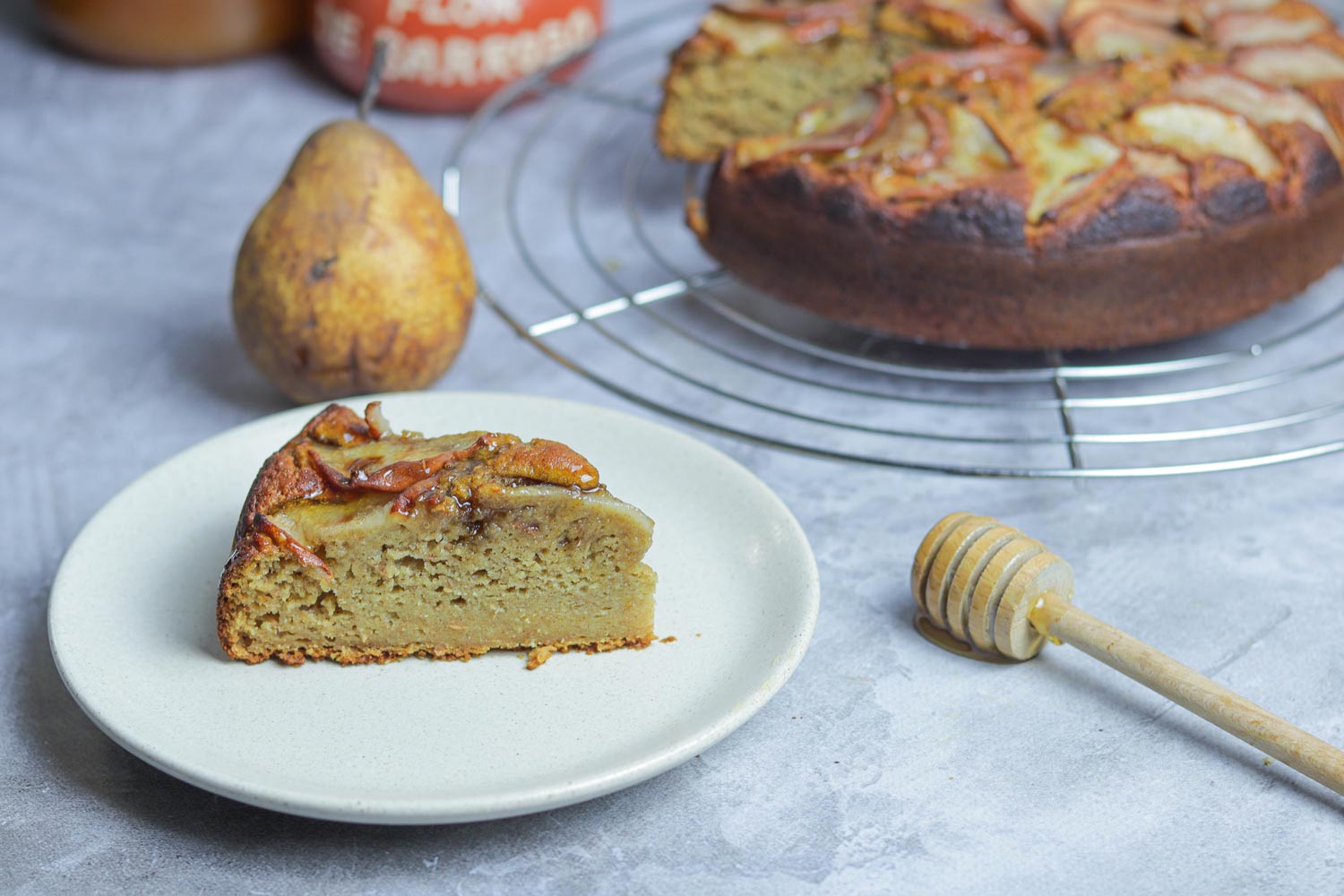 Bolo de Pera e Mel