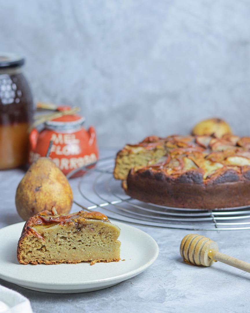 Bolo de Pera e Mel