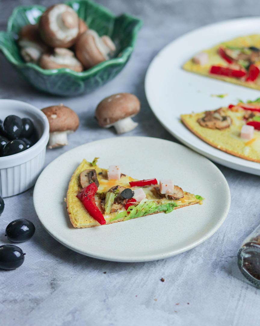 Pizza Proteica de Frigideira