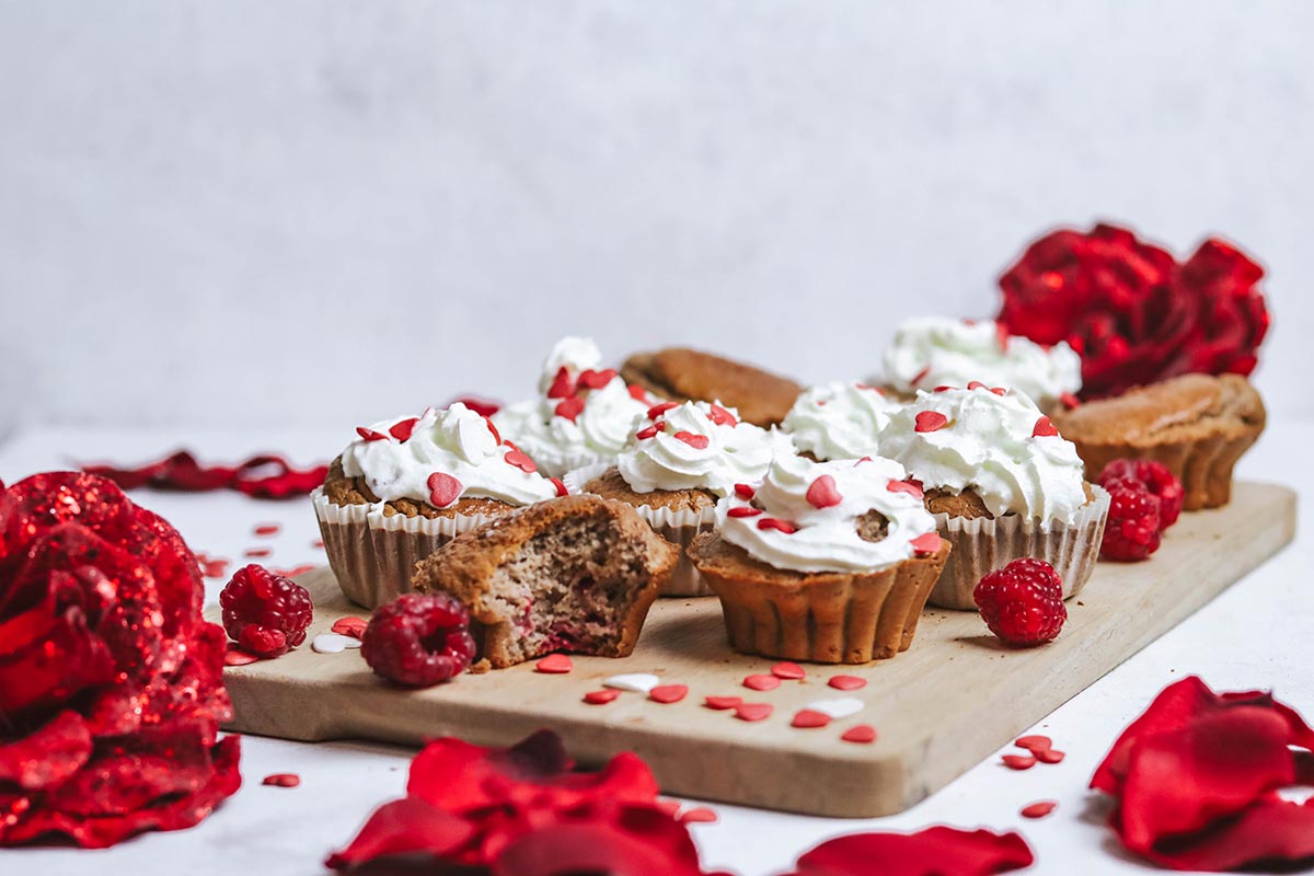 Muffins de Framboesas S/ Açúcares Adicionados Muffins de Framboesas S/ Açúcares Adicionados