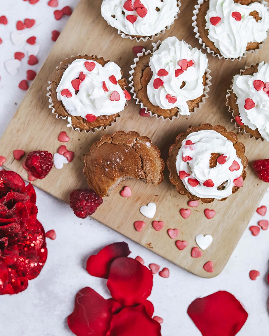 Muffins de Framboesas S/ Açúcares Adicionados Muffins de Framboesas S/ Açúcares Adicionados