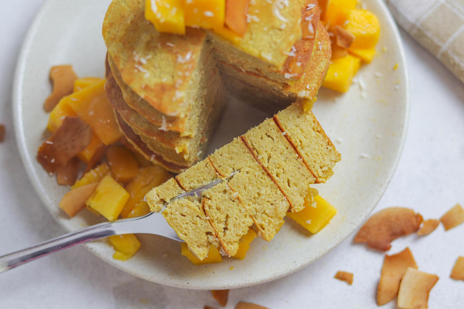 Panquecas de Batata Doce e Côco Panquecas de Batata Doce e Côco