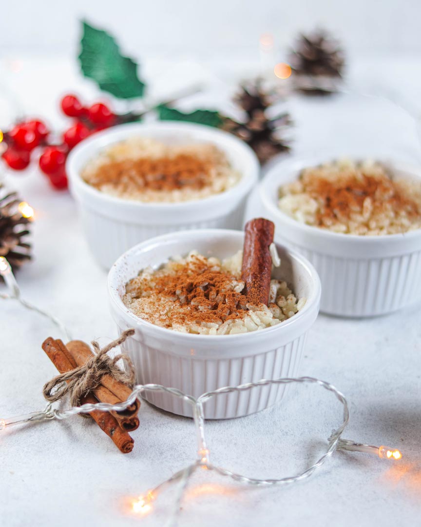 Arroz Doce Baixo em Açúcares e Vegan